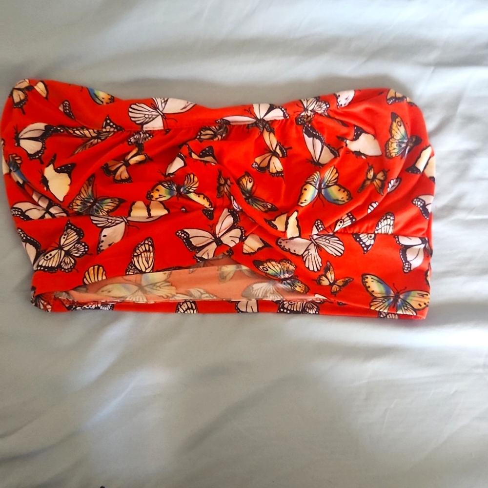 Butterfly Tube Top